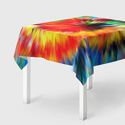 Скатерть для стола Абстракция разноцветная и яркая, цвет: 3D-принт — фото 2