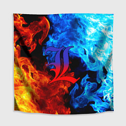 Скатерть для стола L letter fire, цвет: 3D-принт