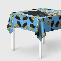 Скатерть для стола Billie Eilish Grammy, цвет: 3D-принт — фото 2