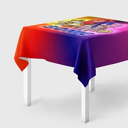 Скатерть для стола Команда Соника, цвет: 3D-принт — фото 2