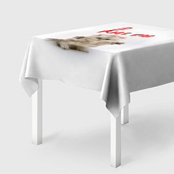 Скатерть для стола Kiss me cat, цвет: 3D-принт — фото 2