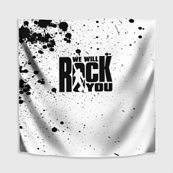 Скатерть для стола Queen - We Will Rock You, цвет: 3D-принт
