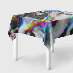 Скатерть для стола DIGITAL ABSTRACT GLITCH, цвет: 3D-принт — фото 2