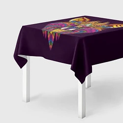 Скатерть для стола Волшебная лиса, цвет: 3D-принт — фото 2
