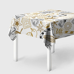 Скатерть для стола Скандинавское Рождество, цвет: 3D-принт — фото 2