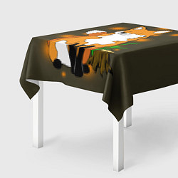 Скатерть для стола Лиса в лесу, цвет: 3D-принт — фото 2