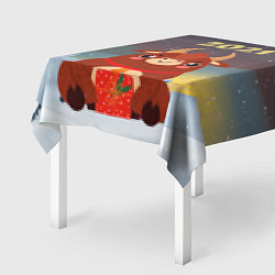 Скатерть для стола Бык с подарками 2021, цвет: 3D-принт — фото 2