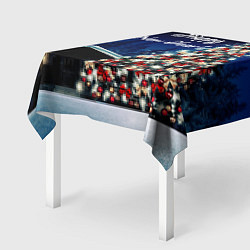 Скатерть для стола Новый год с елкой, цвет: 3D-принт — фото 2