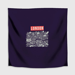 Скатерть для стола LONDON, цвет: 3D-принт