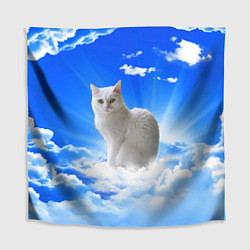 Скатерть для стола Кот в облаках, цвет: 3D-принт
