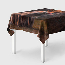 Скатерть для стола Хищная лисица, цвет: 3D-принт — фото 2