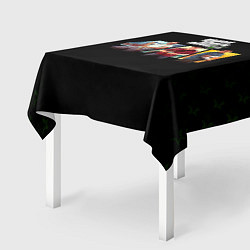 Скатерть для стола Grand Theft Auto V персонажи, цвет: 3D-принт — фото 2