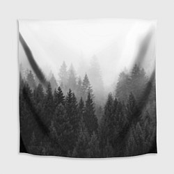 Скатерть для стола Туманный лес, цвет: 3D-принт