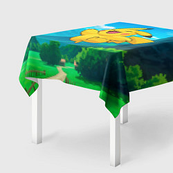 Скатерть для стола Радостный Пикачу в прыжке, цвет: 3D-принт — фото 2