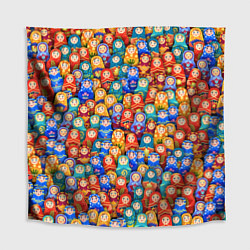 Скатерть для стола Матрёшки, цвет: 3D-принт