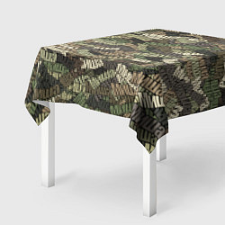 Скатерть для стола Именной камуфляж Миша, цвет: 3D-принт — фото 2