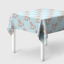 Скатерть для стола Маленькие единороги, цвет: 3D-принт — фото 2