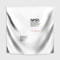 Скатерть для стола NASA БЕЛАЯ ФОРМА, цвет: 3D-принт