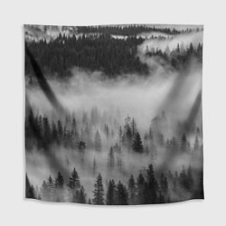 Скатерть для стола ТУМАННЫЙ ЛЕС FOREST, цвет: 3D-принт