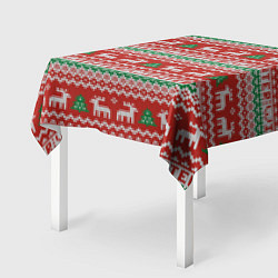 Скатерть для стола Deer Christmas Pattern, цвет: 3D-принт — фото 2