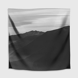 Скатерть для стола ТЕМНЫЕ ГОРЫ, цвет: 3D-принт