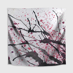 Скатерть для стола Сакура цветёт рисунок акварелью, цвет: 3D-принт