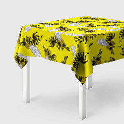 Скатерть для стола Пчелы на желтом, цвет: 3D-принт — фото 2