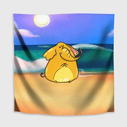 Скатерть для стола Желтый слон, цвет: 3D-принт