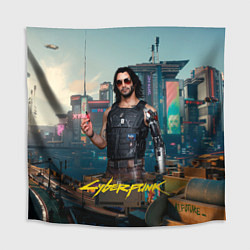 Скатерть для стола Vi Cyberpunk2077, цвет: 3D-принт