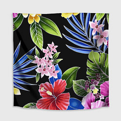 Скатерть для стола Floral vanguard composition Летняя ночь Fashion tr, цвет: 3D-принт