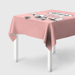 Скатерть для стола Персонажи Сuphead, цвет: 3D-принт — фото 2