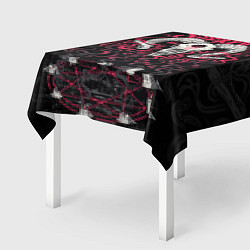 Скатерть для стола Slipknot - goat skull, цвет: 3D-принт — фото 2