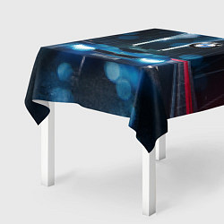 Скатерть для стола Бэха на ночной дороге попала под ливень, цвет: 3D-принт — фото 2