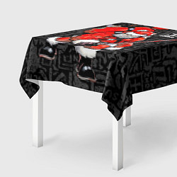 Скатерть для стола Santa Claus Samurai, цвет: 3D-принт — фото 2