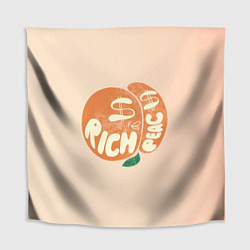Скатерть для стола Рич пич - богатый персик, цвет: 3D-принт