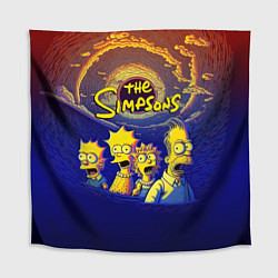 Скатерть для стола Черная дыра и Симпсоны, цвет: 3D-принт