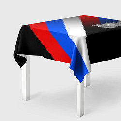 Скатерть для стола Пограничные войска - флаг РФ, цвет: 3D-принт — фото 2