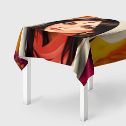 Скатерть для стола Нейросеть - индийская принцесса, цвет: 3D-принт — фото 2