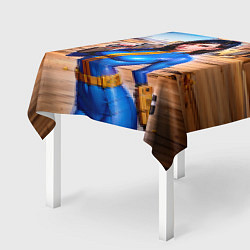 Скатерть для стола Девушка из фалаута, цвет: 3D-принт — фото 2