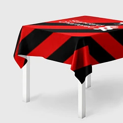 Скатерть для стола Ливерпуль - красные полосы, цвет: 3D-принт — фото 2