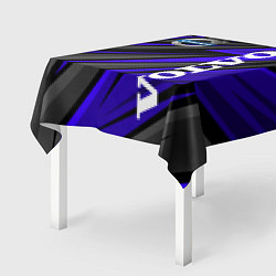 Скатерть для стола Volvo - Синий спортивный, цвет: 3D-принт — фото 2