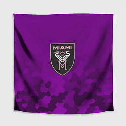 Скатерть для стола Inter Miami logo pattern, цвет: 3D-принт