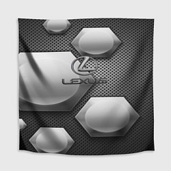 Скатерть для стола Lexus карбон стиль, цвет: 3D-принт