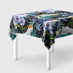 Скатерть для стола Тропические попугаи, цвет: 3D-принт — фото 2