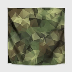 Скатерть для стола Полигональный камуфляж, цвет: 3D-принт