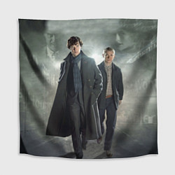 Скатерть для стола Шерлок и Доктор, цвет: 3D-принт