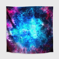 Скатерть для стола Голубая вселенная, цвет: 3D-принт