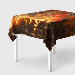 Скатерть для стола Dark Souls: Fire Dragon, цвет: 3D-принт — фото 2