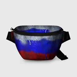 Поясная сумка Русский триколор, цвет: 3D-принт