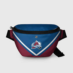 Поясная сумка NHL: Colorado Avalanche, цвет: 3D-принт